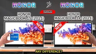 HONOR MAGICBOOK 15 (2021) VS HONOR MAGICBOOK 14 (2021)