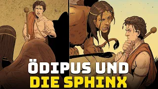 Ödipus begegnet der Sphinx - Teil 2 - Die Unglaubliche Geschichte von Ödipus- Griechische Mythologie