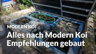 Martins betonierter und krass belebter Bürstenfilter | Modern Koi Blog #6591