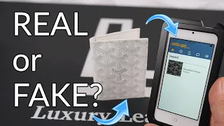 Real or  FAKE Goyard Wallet! How to Authenticate Goyard without Entrupy