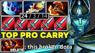 TOP PRO CARRY [ Phantom Assassin ] CRAZY HERO BIG BOSS INTENSE - HIGHLIGHTS