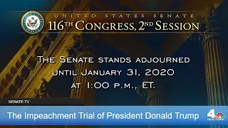 Trump Impeachment Trial Live: Senators Question House Managers, Presidential Attorneys