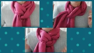 ♥ストールのミラノ巻きアレンジ！how to wear a winter scarf  Milan 3 ways