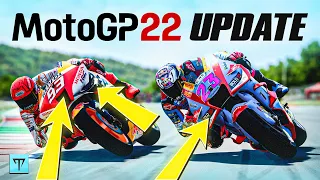 RACING THE ACTUAL MOTOGP 22 BIKES! (MotoGP 22 BIG Update)