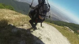 Blown (over at) Launch, Hang Glider Crash