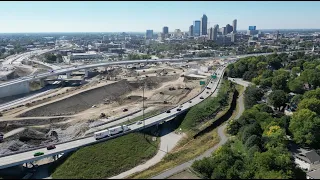 Westbound traffic on I-70 to shift onto flyover bridge amid ongoing North Split project