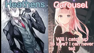 Nightcore | Heathens x Carousel | Melanie Martinez & Twenty One Pilots + Lyrics & Switching Vocals