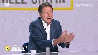 Giuseppe Conte ospite al programma "In mezz'ora"