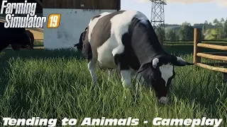 Farming Simulator 19 - Tending to Animals Gameplay - Giants Software