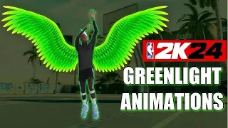 HOW TO UNLOCK ALL GREEN ANIMATIONS NBA 2k24
