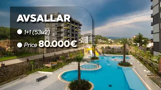 Exclusive from New Life Turkey ⬇️ ✔️1+1 (53m2) 7th floor Price 80.000€
