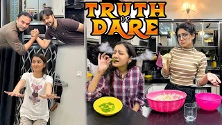 EXTREME TRUTH & DARE WITH SISTROLOGY 😍 | Papa & Areeb Ka Panja 💪 | Rabia Ka Mun Jal Gya 🥵