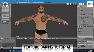 Texture Baking Tutorial For WWE PSP Model