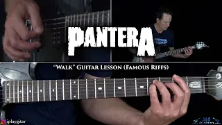 Walk Guitar Lesson - Pantera (Famous Riffs)