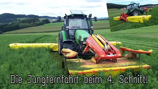 FarmVlog #31 | Die Jungfernfahrt mit dem Butterfly | 4. Schnitt mähen | Moareida Agrar