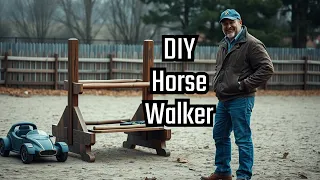 Horse Walker Plans DIY Horses Walking Training Equipment Homemade Mechanical