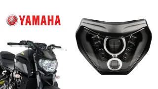 LED lamp reflector for Yamaha MT07 / MT09 Eng sub