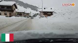 DRIVING IN ITALIË 🇮🇹 : SNOW ROAD IN LIVIGNO