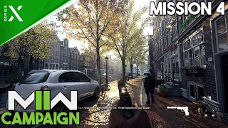 Modern Warfare 2 Campaign | Xbox Series X | Mission 4 - Tradecraft - Amsterdam - 1440P 120FPS