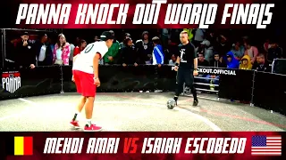Mehdi Amri (BEL) vs Isaiah Escobedo (USA) | Panna Knock Out World Finals 2021 1/2 Final