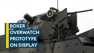 Up close with new Boxer vehicle variant armed with Brimstone missiles