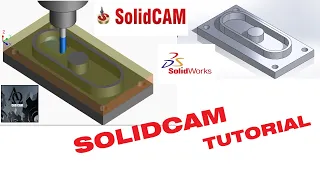 SolidWorks CAM tutorial Solidworks maquinado 2.5 ejes