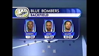 November 2, 2003 - CFL - West Semi-Final - Winnipeg Blue Bombers @ Saskatchewan Roughriders