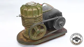 Vintage Speedy Sprayer Compressor -The Compressor - Restoration