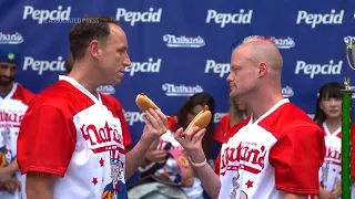 Nathan's eating contest weigh-in ahead of July Fourth