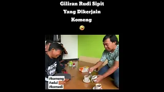 Giliran Rudi Sipit Yang Dikerjain Komeng 🤣 #komeng #comedy #adul