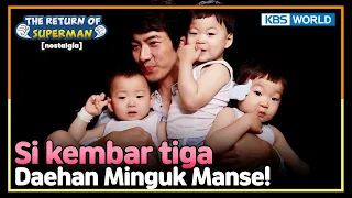 [IND/ENG] TROS LEGEND, Song Triplets Daehan Minguk Manse👶👶👶 | Nostalgia Superman | KBS 140706