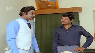 Thoogudeep Srinivas Angry & Insults Dr.Rajkumar in DC Office | Dhruva Thare Kannada Movie Part-7