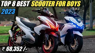 Top 8 Best Scooter for Boys/Men in 2023💥 | For College & Office | Mileage | Price | Scooter for boys