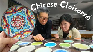 Know all about Cloisonne at Beijing Enamel Factory! (with a DIY Enamel Filling Process)