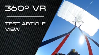 360º VR | Test Article View - Mid Air Recovery Demo