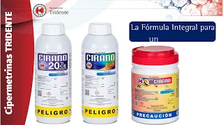 Cipermetrinas Tridente para el control de plagas