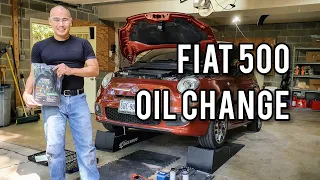 Fiat 500 Oil Change, Engine Flush and Clean Fuel Injector (Arbath, Pop, Lounge and Sport)