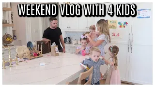 DAY IN THE LIFE WITH 4 KIDS | WEEKEND VLOG | Tara Henderson