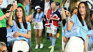 Haaland's girlfriend Isabel Johansen surprises Manchester City fans in the Champions League final