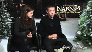 NarniaFans.com Interview with Georgie Henley and Will Poulter about Dawn Treader