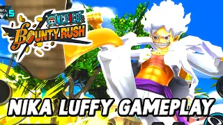 1ST EXPERIENCE NIKA LUFFY GAMEPLAY IN RANK SS ! JP SERVER ONE PIECE BOUNTY RUSH