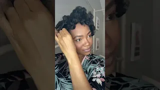 Take down my Perm Rod Set with me 😌 #grwm #permrodset #naturalhair #afro