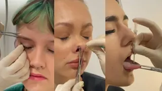 Popular piercings full procedure | Piercing compilation 💥#piercings