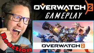 Overwatch 2 Gameplay Trailer REACTION! | THE OVERWATCH CAMPAIGN STORY! |