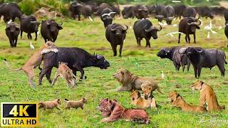 4K African Animals: Chobe National Park, Botswana - Scenic Wildlife Film With African Music