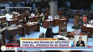 Panukalang Maharlika Investment Fund Bill, aprubado na ng Senado | BT