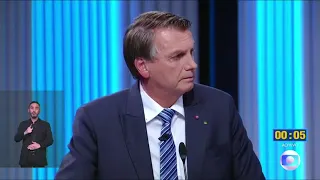 Eleições 2022 - Simone Tebet e o covarde Bolsonaro no debate de 29/09/2022 na TV Globo