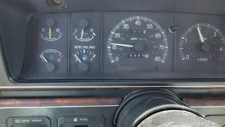 7.3 IDI Turbo with 3,700rpm governor highway run.