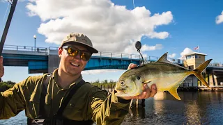 Catching Bridge MONSTERS Using Giant Baits (Day 1)