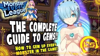 Monster Super League GUIDE: THE COMPLETE IN-DEPTH GUIDE TO GEMMING UP ALL MONSTERS IN THE GAME!! ♕